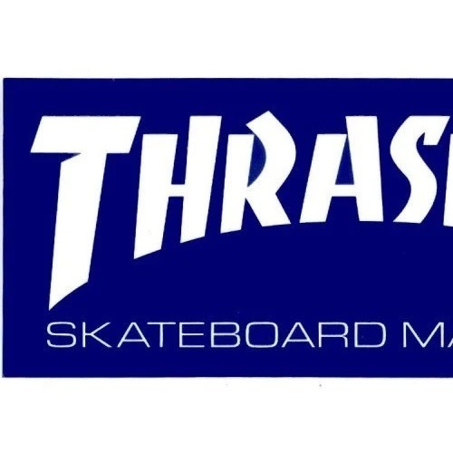 Thrasher Skate Mag Super Medium Blue Sticker