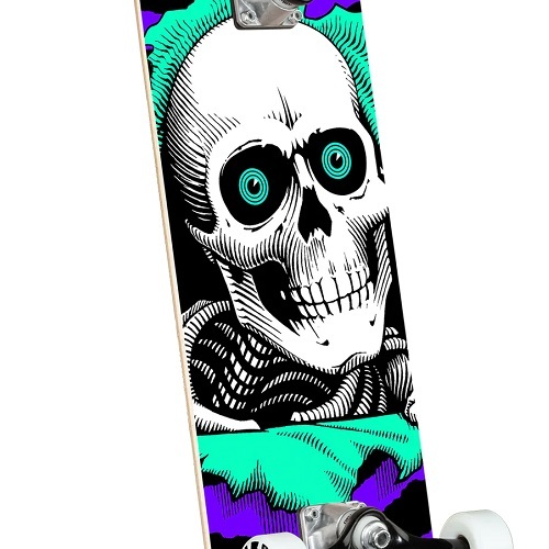 Powell Peralta Ripper Black Purple 8.0 Complete Skateboard