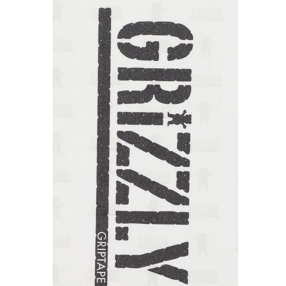 Grizzly Grip Stamp Clear 9 x 33 Skateboard Grip Tape Sheet