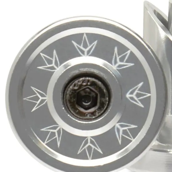 Envy Alloy Bar Ends Plugs Pair Silver - Suit All Bars