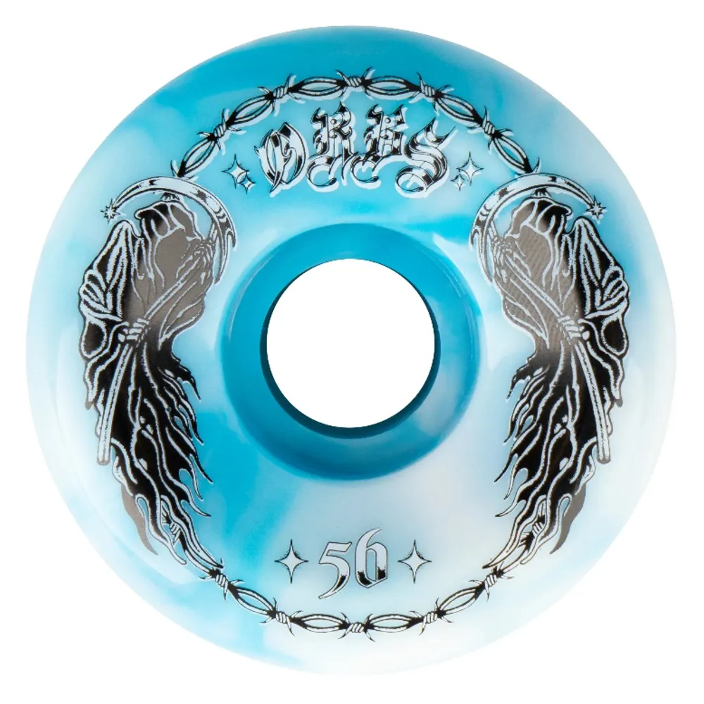 Welcome Orbs Specters Swirls Blue White 99A 56mm Skateboard Wheels