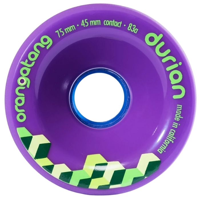 Orangatang Durian Purple 83A 75mm Longboard Skateboard Wheels
