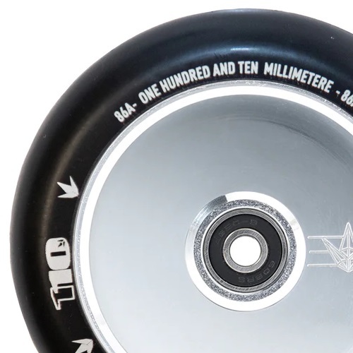 Envy Hollow Core Polished 110mm Set Of 2 Scooter Wheels