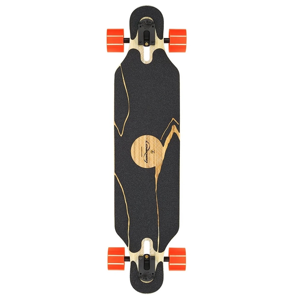 Loaded Icarus Flex 2 Orange Wheels Longboard Skateboard