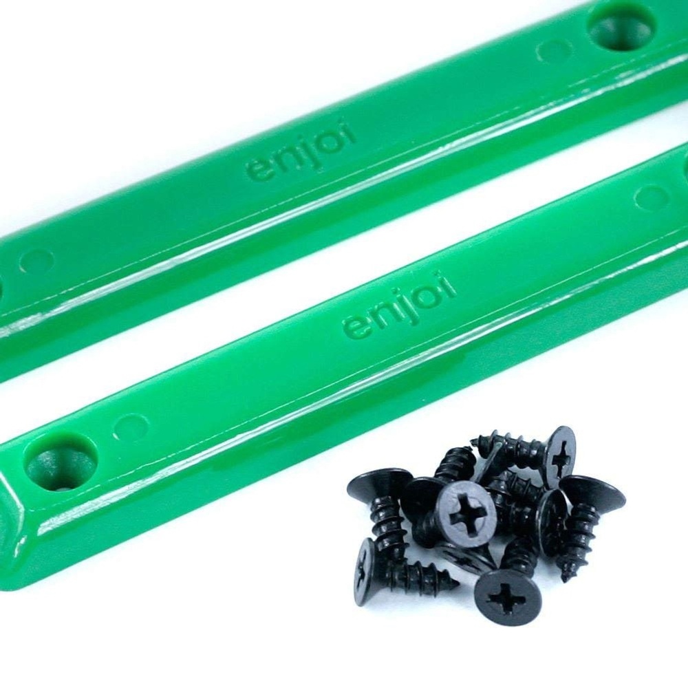 Enjoi Spectrum Green Skateboard Rails