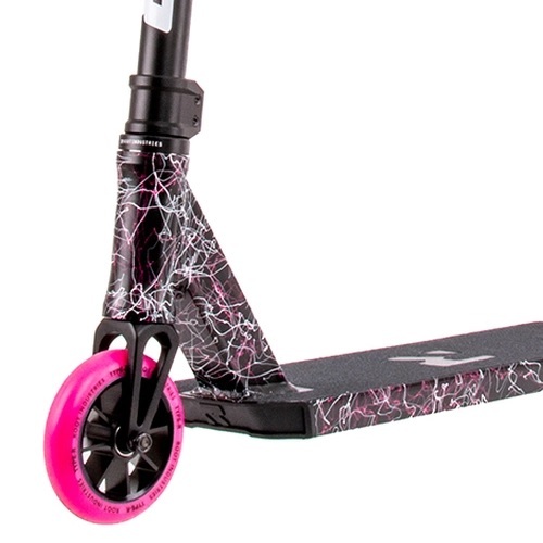 Root Industries Type R Black Pink White Splatter Complete Scooter