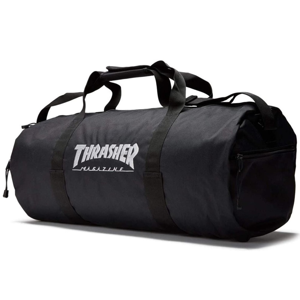 Thrasher Skateboard Black Duffel Bag