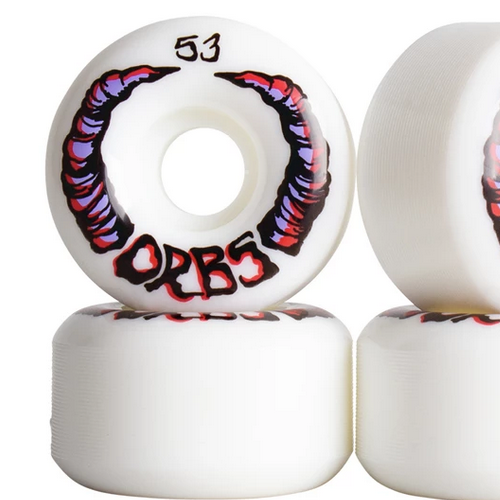 Welcome Orbs Apparitions White 99A 53mm Skateboard Wheels