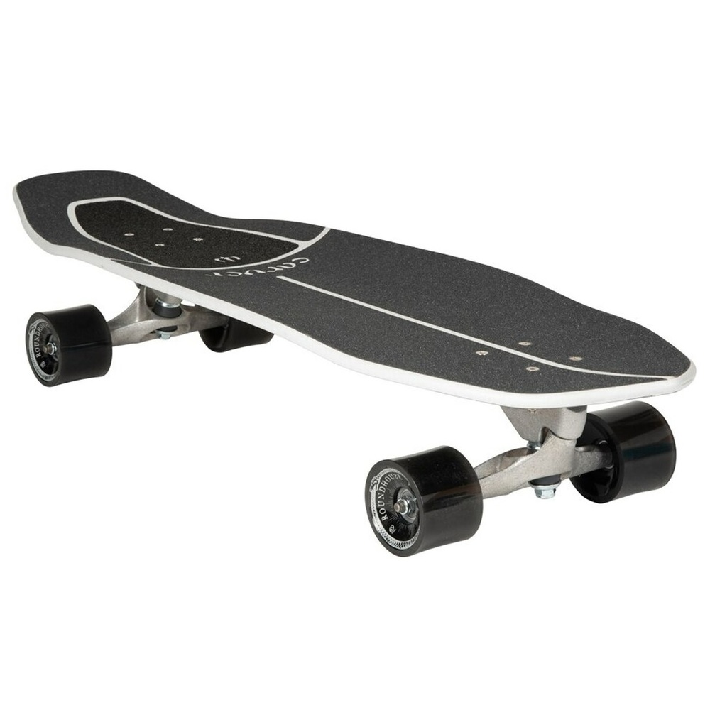 Carver Black Tip Surfskate CX Raw Trucks Skateboard