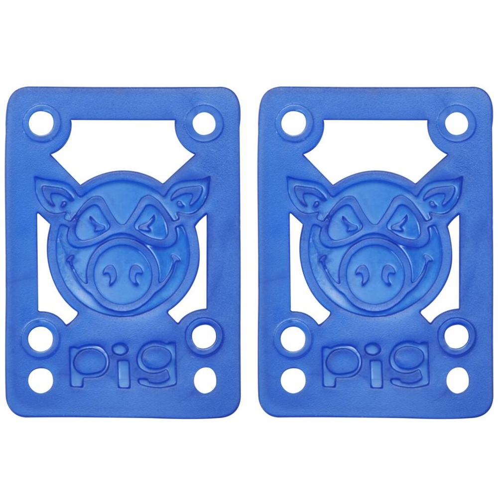 Pig Shock Soft Pair Blue 1/8 Riser Pads