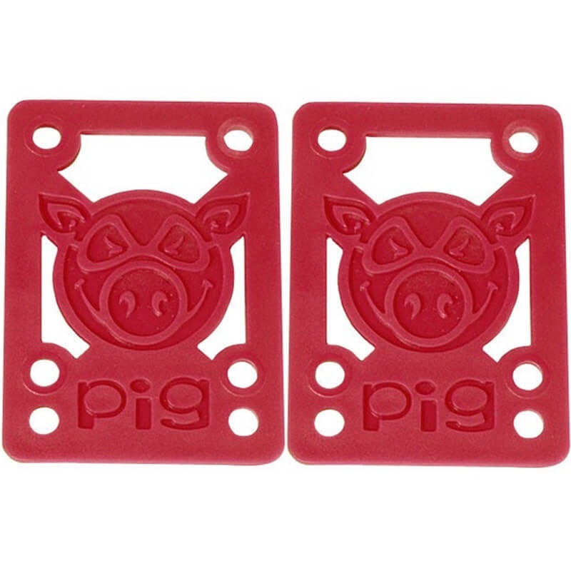 Pig Shock Soft Pair Red 1/8 Riser Pads