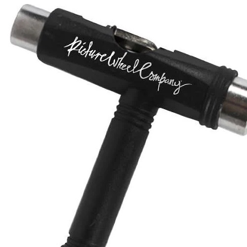 Picture Wheel Co T Black Skateboard Tool