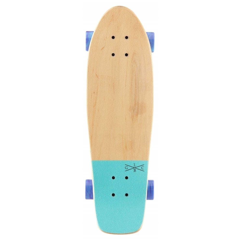 Gold Coast Longboards Cruiser Skateboard Retro Dip Blue