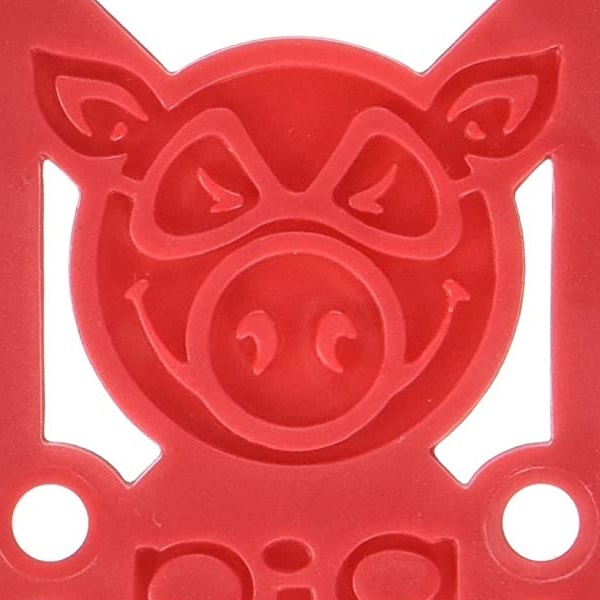 Pig Hard 1/8 Pair Red Pile Riser Pads