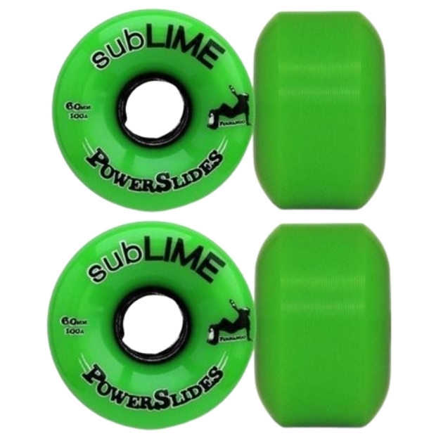 Abec 11 Sublime Powerslides Green 100A 62mm Skateboard Wheels