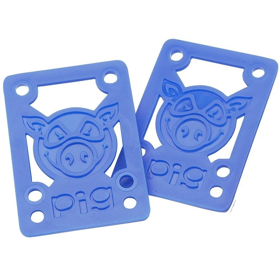 Pig Hard 1/8 Pair Blue Pile Riser Pads