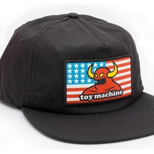 Toy Machine American Monster Black Snapback Hat