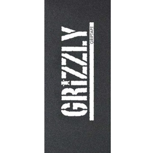 Grizzly Grip Stamp White 9 x 33 Skateboard Grip Tape Sheet