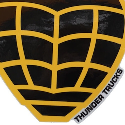 Thunder Trucks Grenade Diecut Black Yellow x 1 Skateboard Sticker