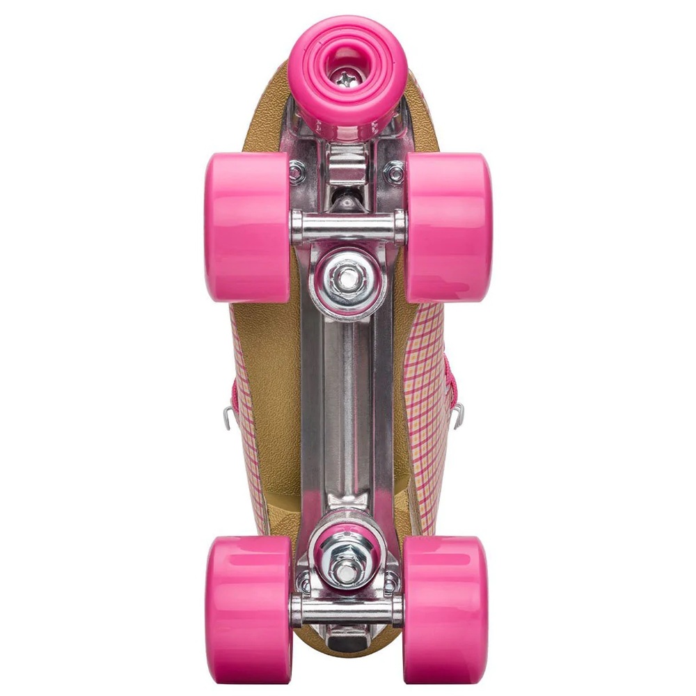 Impala Pink Tartan Roller Skates [Size: US 10]