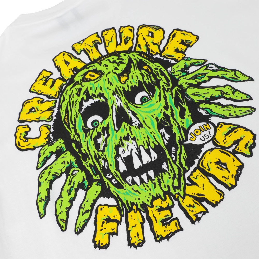 Creature Fiends Join Us White T-Shirt [Size: L]