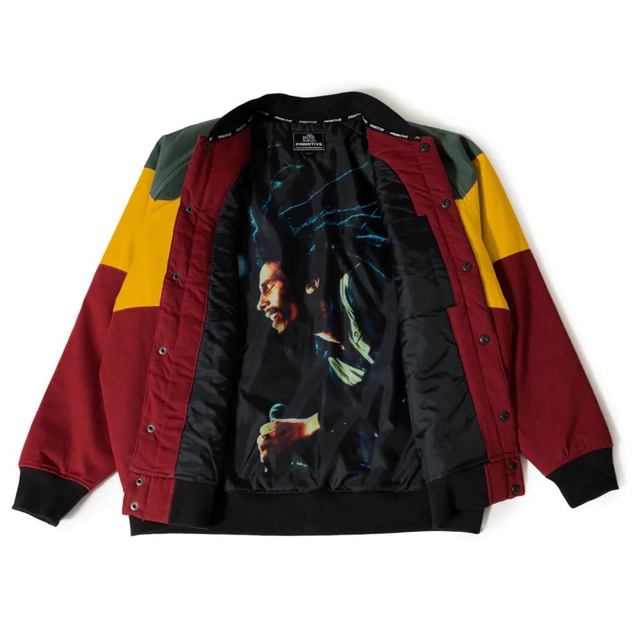 Primitive Bob Marley Red Puff Jacket [Size: XL]