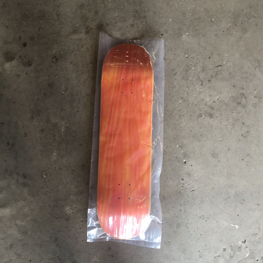 Kick Push 12 x 40 Skateboard Deck Clear Poly Bag