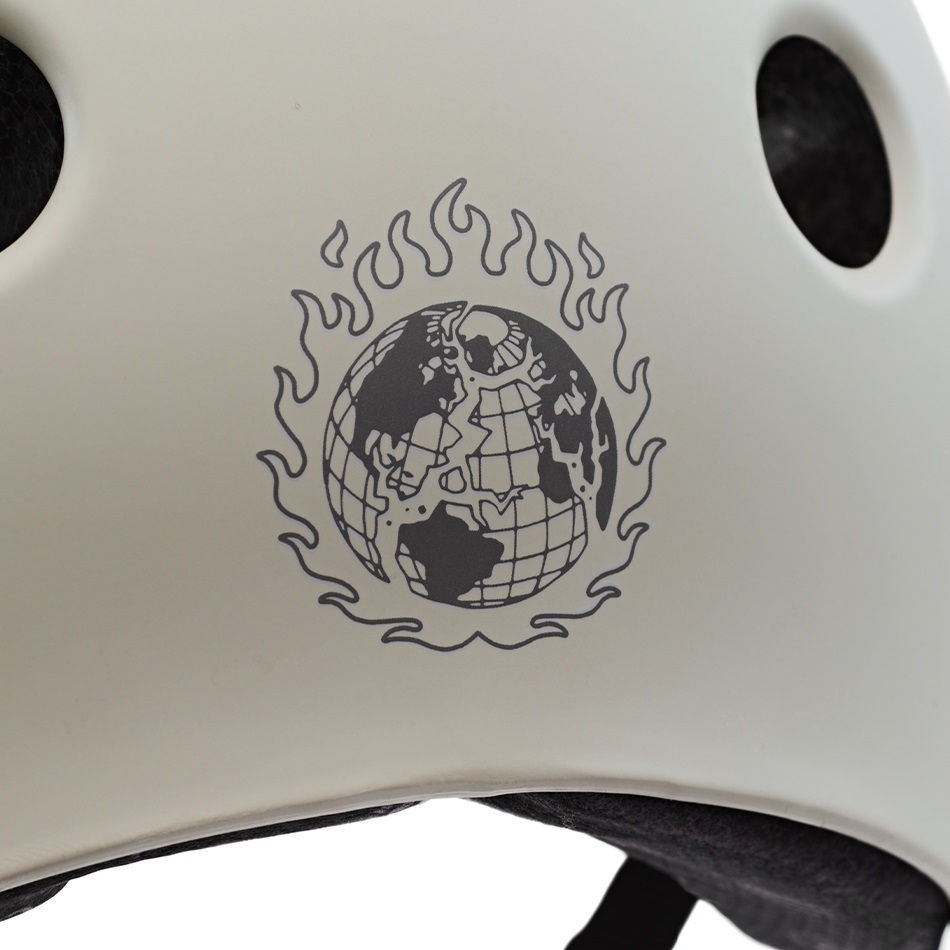 Globe Goodstock Matte Gunmetal Bandana Certified Helmet [Size: S-M]