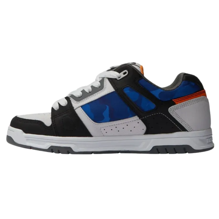 DC Stag White Black Orange Mens Skate Shoes [Size: US 9]