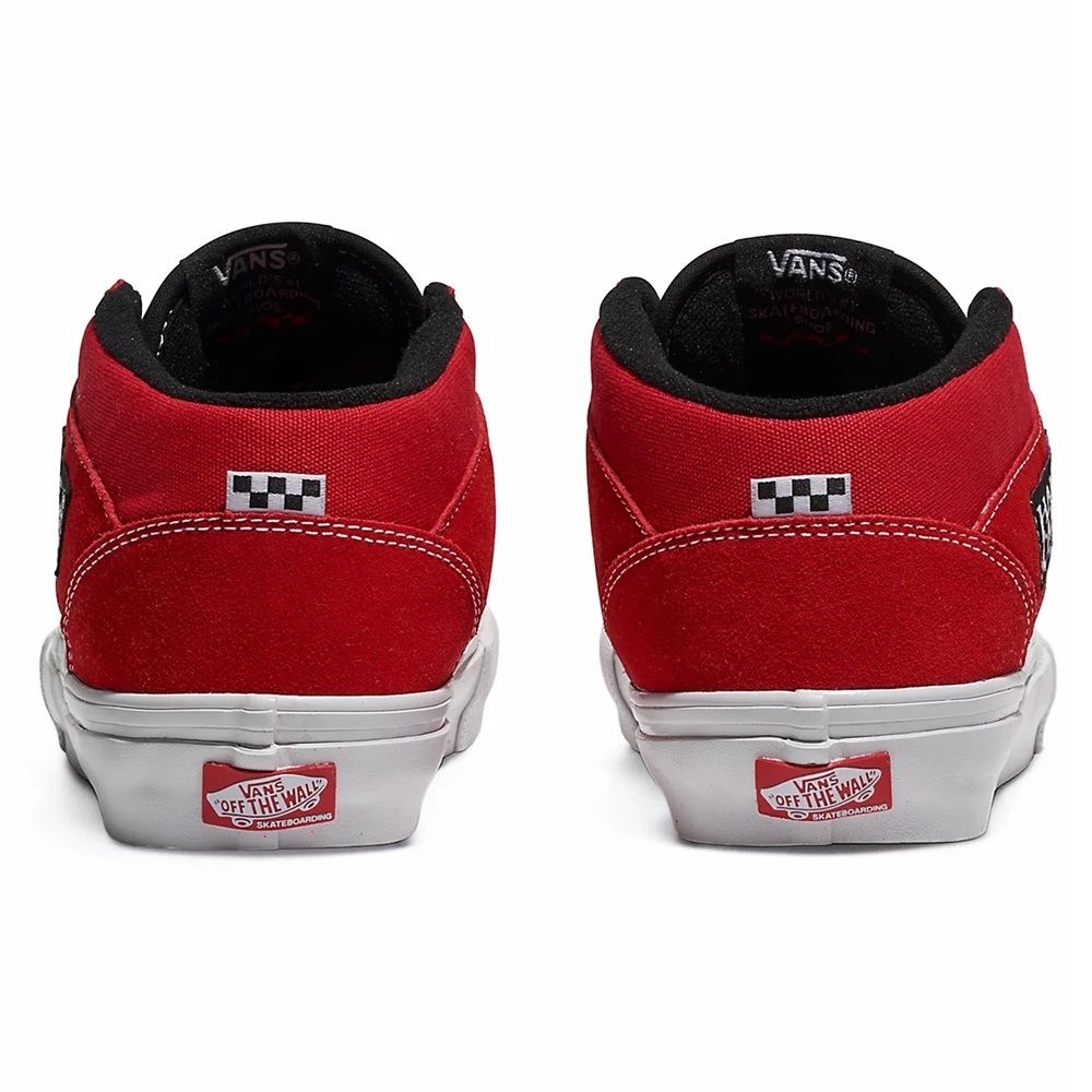 Vans Skate Half Cab Red White Shoes [Size: US 10]