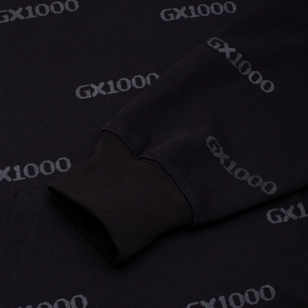 Gx1000 OG Logo AOP Black Hoodie [Size: XL]