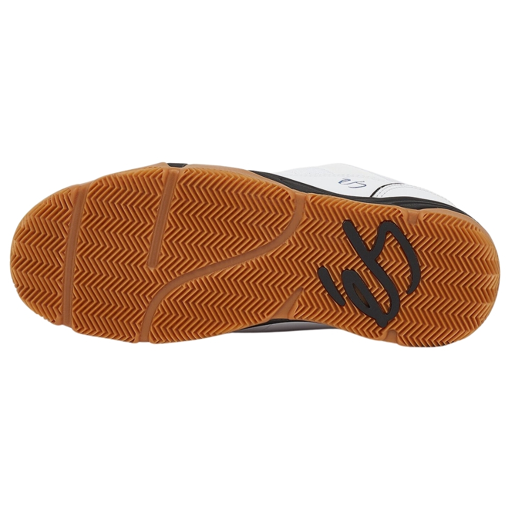 Es Silo White Black Gum Mens Skate Shoes [Size: US 8]