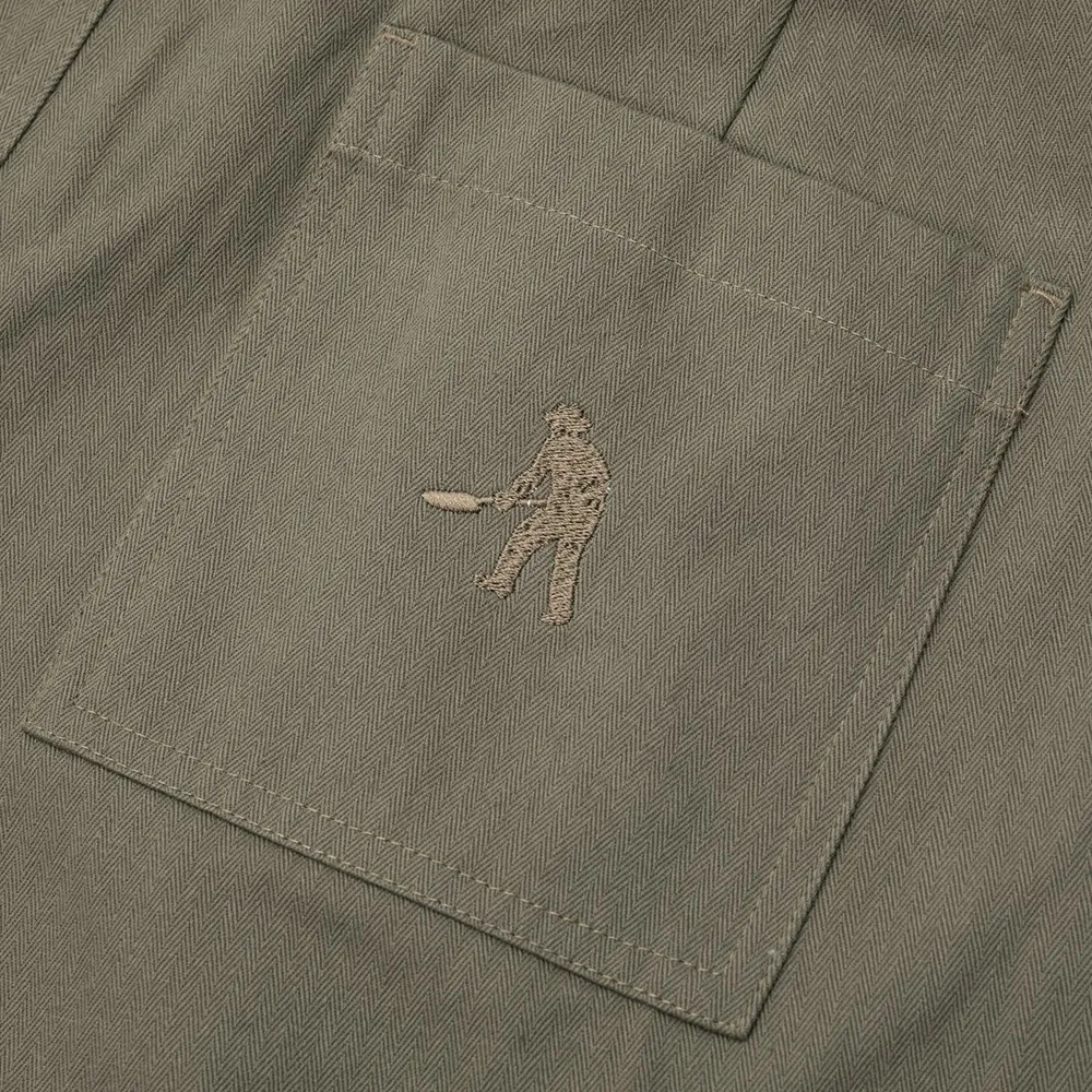 Passport Herringbone Leagues Club Olive Pants [Size: 28]
