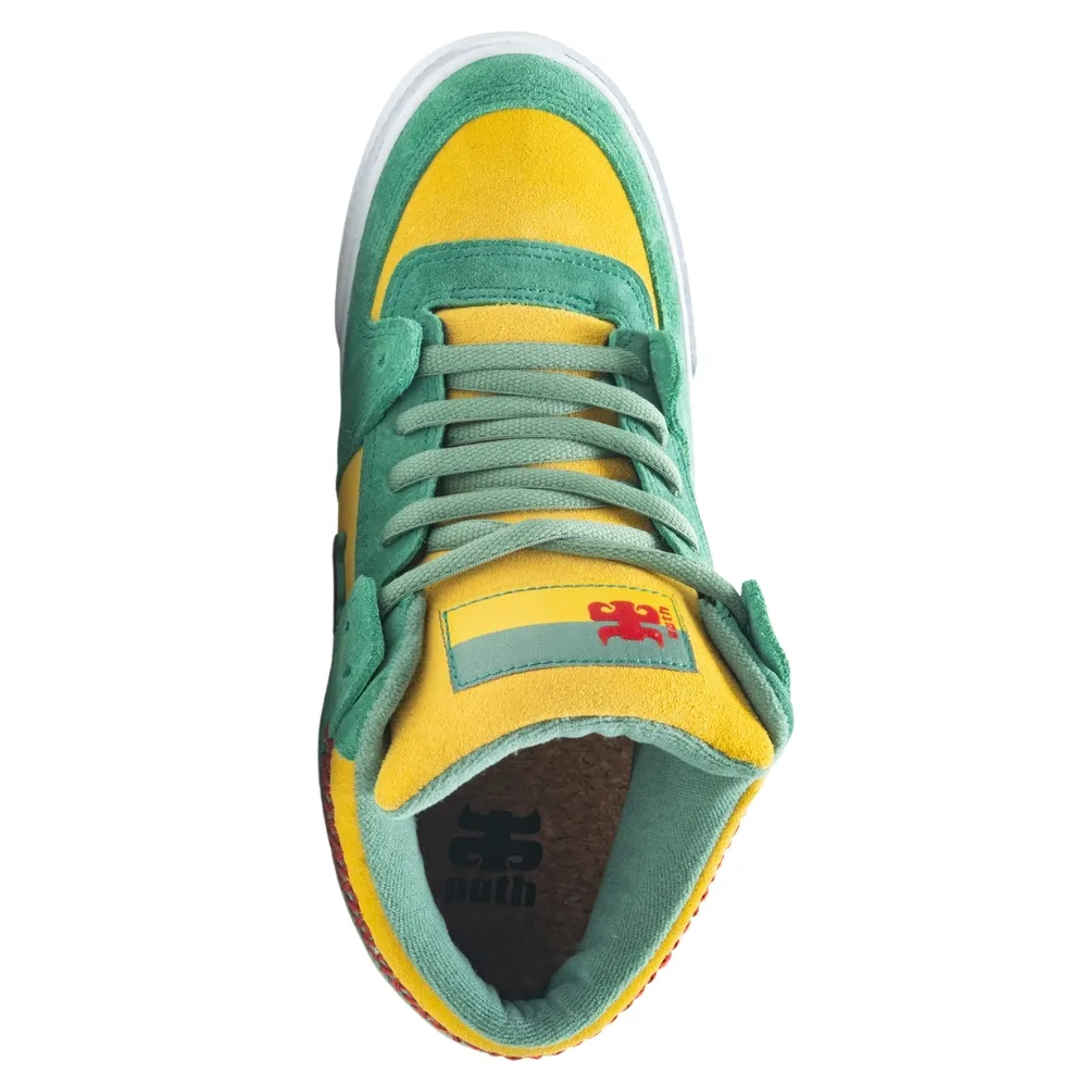 iPath Reed Mid Yellow Rasta Shoes [Size: US 9]