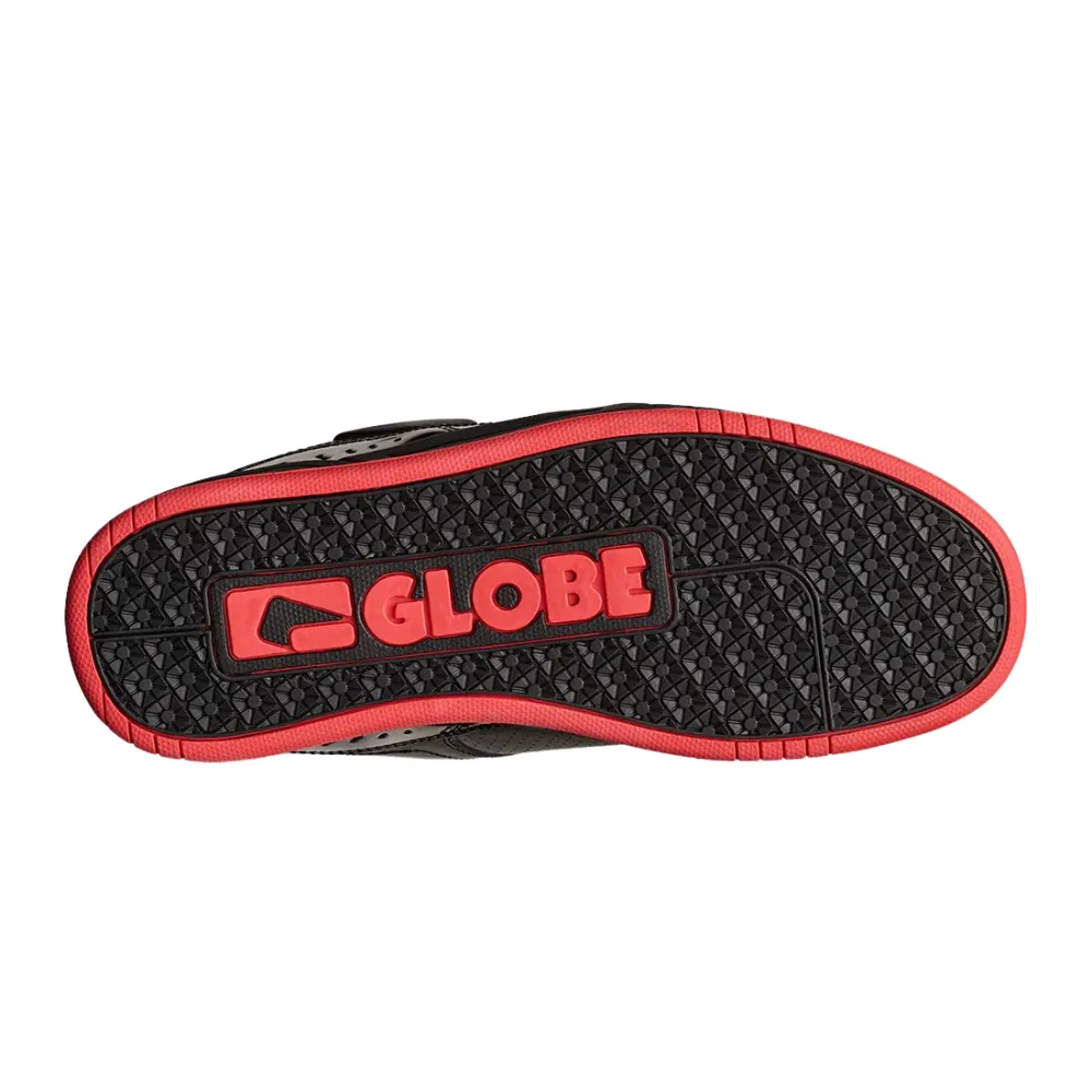Globe Fusion Black Red Mens Skate Shoes [Size: US 10]