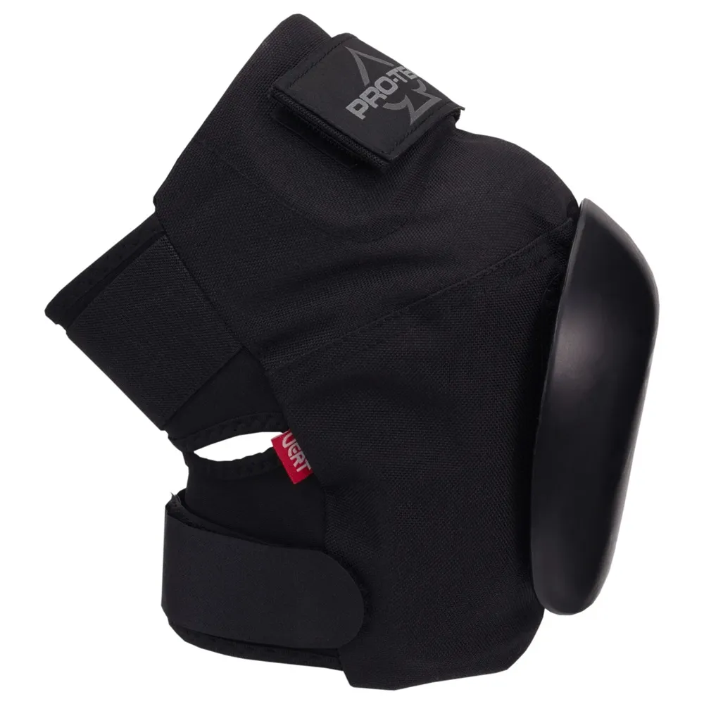 Protec Vert Black Protective Knee Pads [Size: XS]