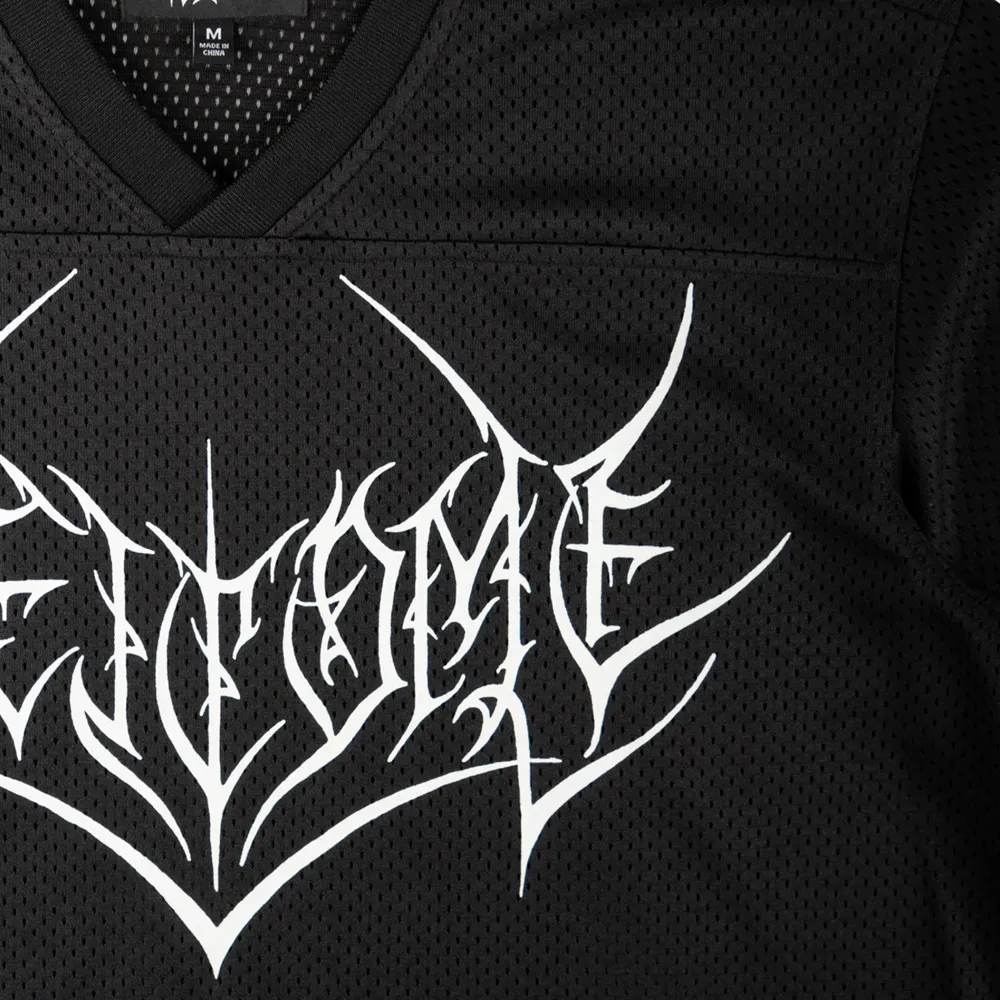 Welcome Skateboards Splinter Black Football Jersey [Size: XL]