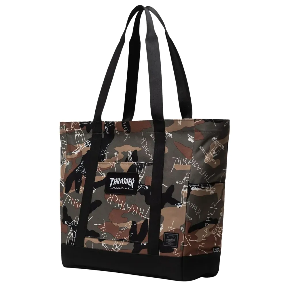 Herschel X Thrasher Gonz Heritage Woodland Camo Tote Bag