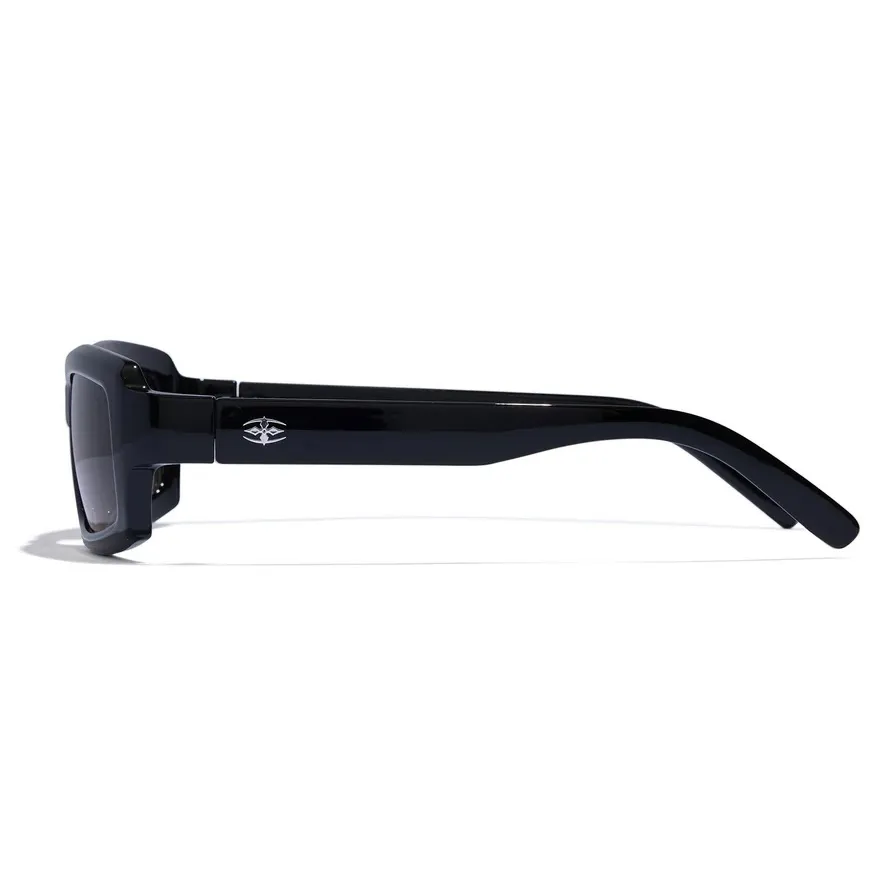 Ritual Vision Interceptor Polished Black Amber Fade Sunglasses