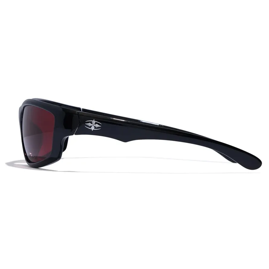 Ritual Vision Teenage Zero Polished Black Rust Polarised Sunglasses