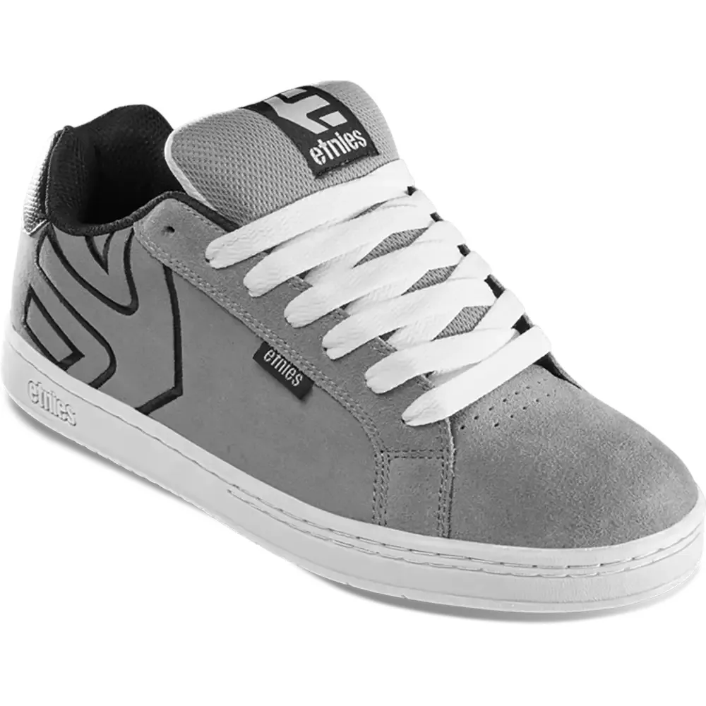 Etnies Fader Light Grey Black Mens Skate Shoes [Size: US 9]