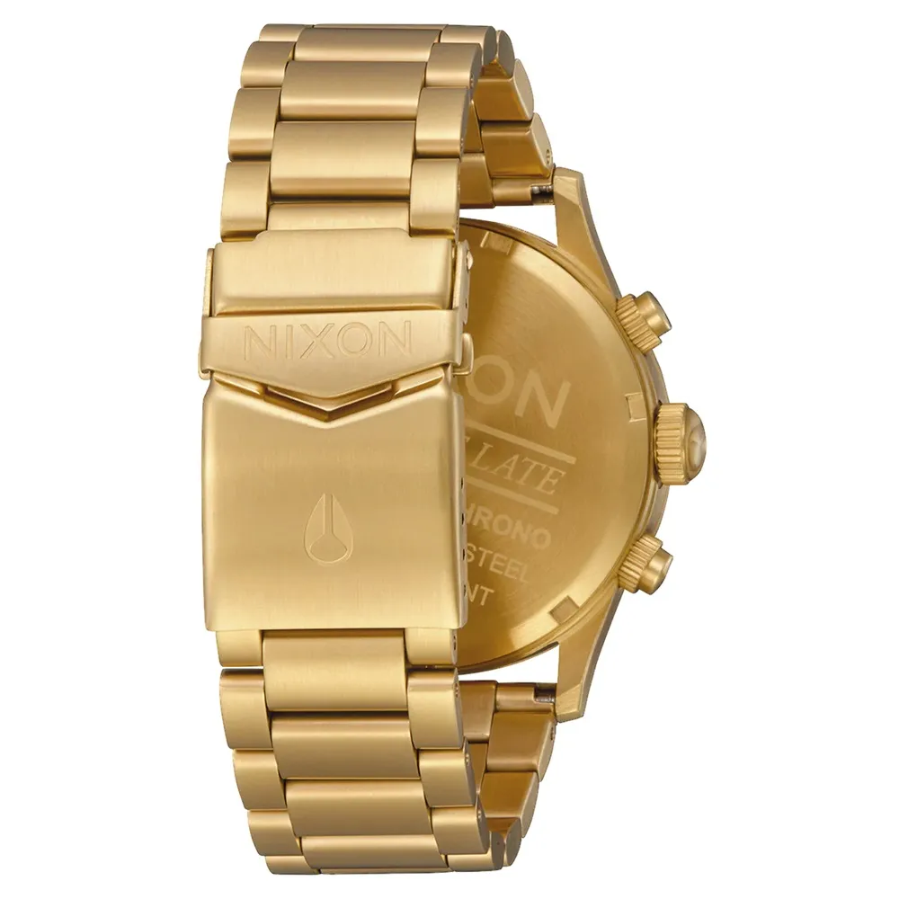 Nixon Sentry Chrono V1 All Gold Watch