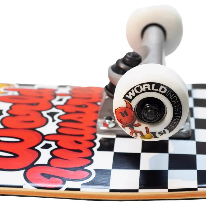 World Industries Devilman Checker 8.0 Complete Skateboard