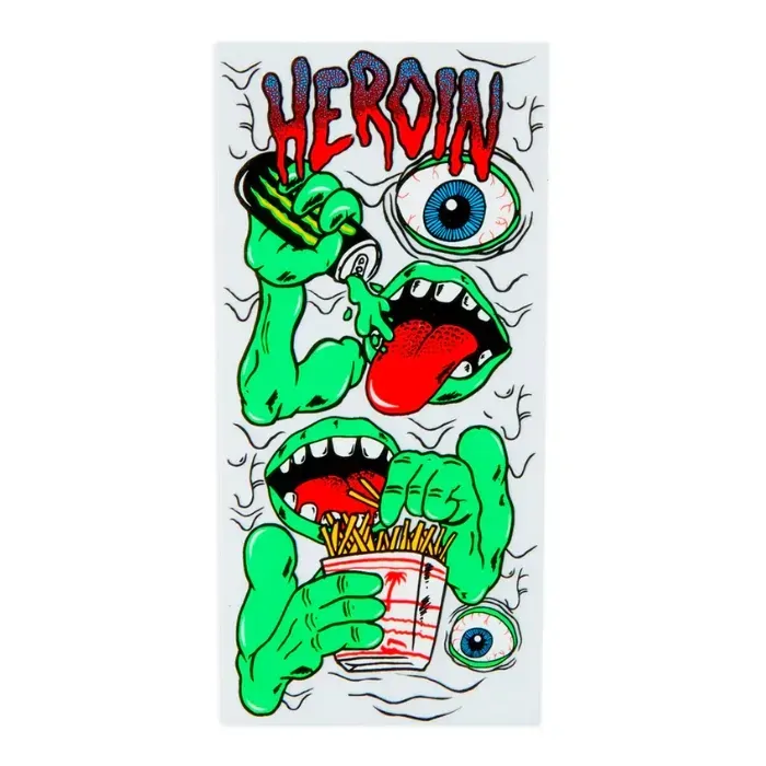 Heroin Mutate Or Die Sticker [Colour: 1]