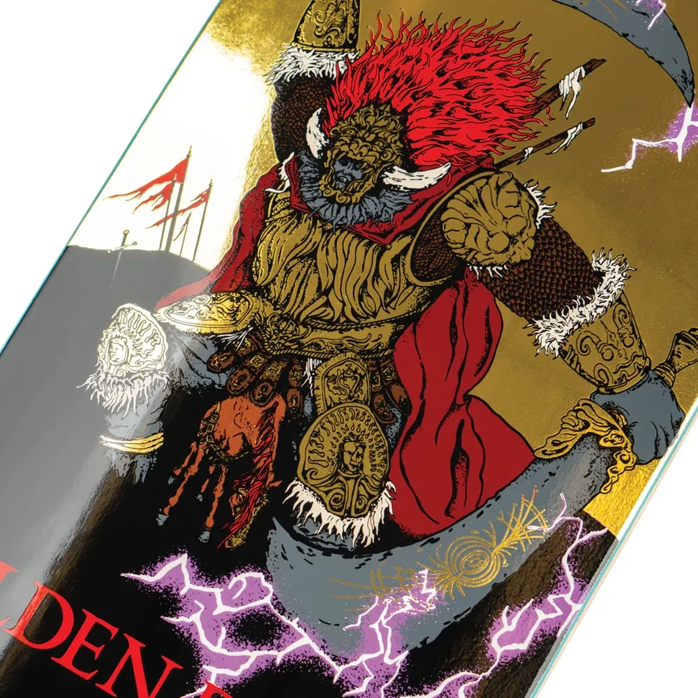 Welcome X Elden Ring Radahn On Magic Bullet 2.0 Black Gold Foil 10.5 Skateboard Deck
