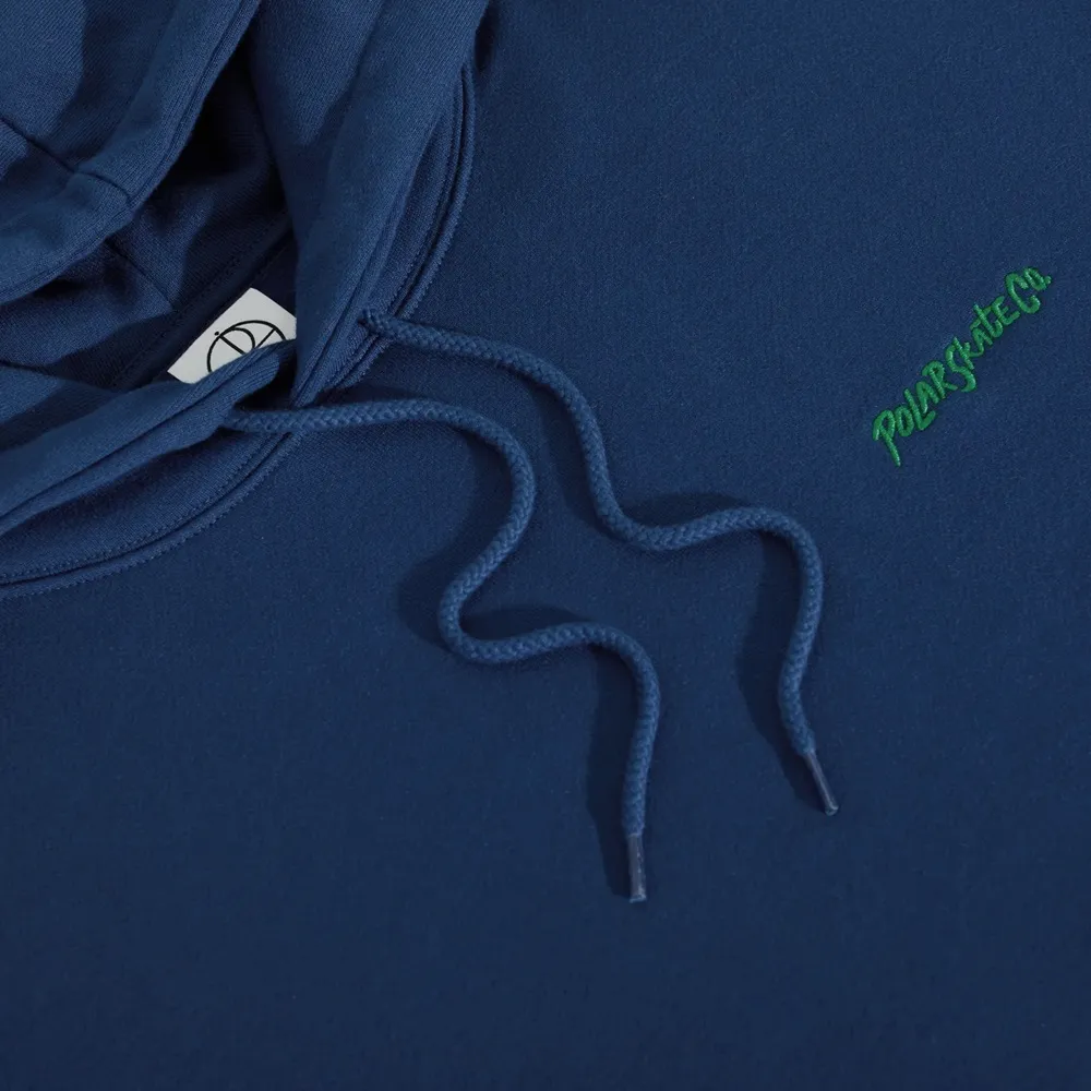 Polar Skate Co Dave Surf Logo Deep Royal Blue Hoodie [Size: M]