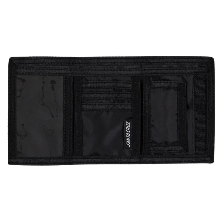 Santa Cruz Eyegore Strip Light Green Velcro Wallet