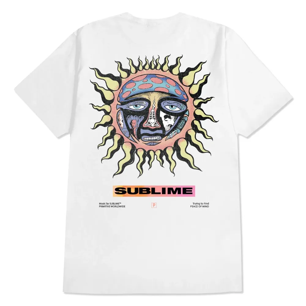 Primitive X Sublime Arise White T-Shirt [Size: M]