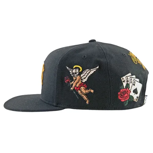DGK Aces Black Snapback Hat