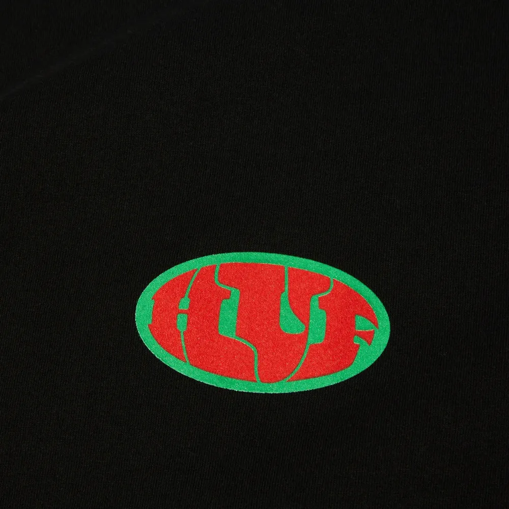 HUF Warped Black T-Shirt [Size: M]